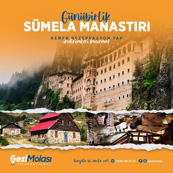 SÜMELA MANASTIRI  PAKET TURU