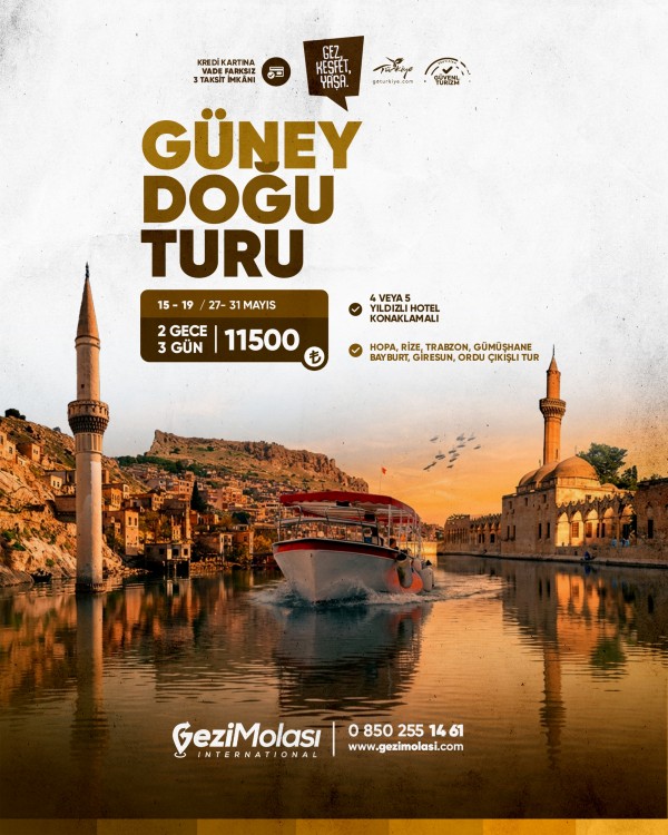 GÜNEYDOĞU ANADOLU TURU