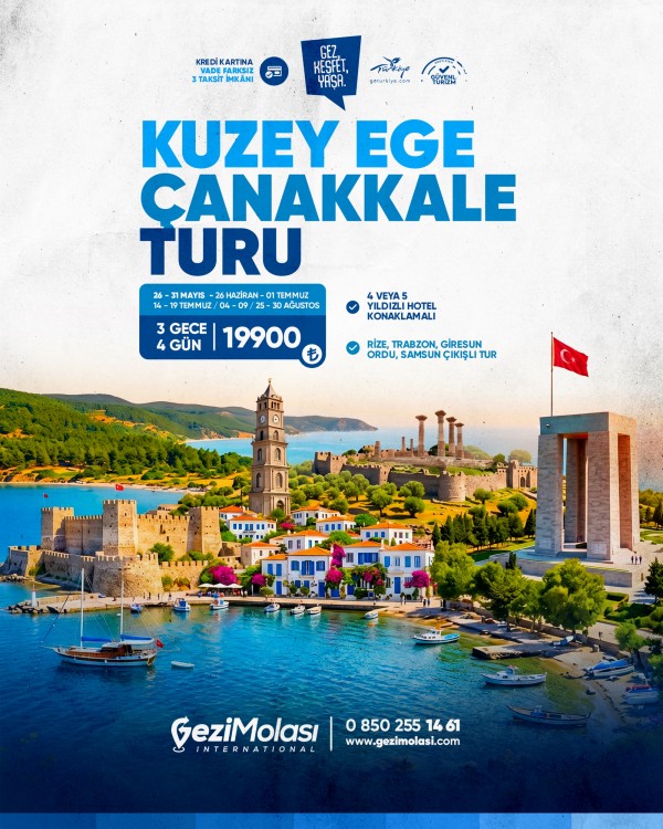 KUZEY EGE TURU - ÇANAKKALE TURU