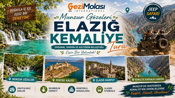 Munzur Gözeleri - Elazığ - Kemaliye Turu